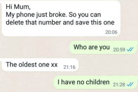 How the “hi mum, please send money” text became our number one scam