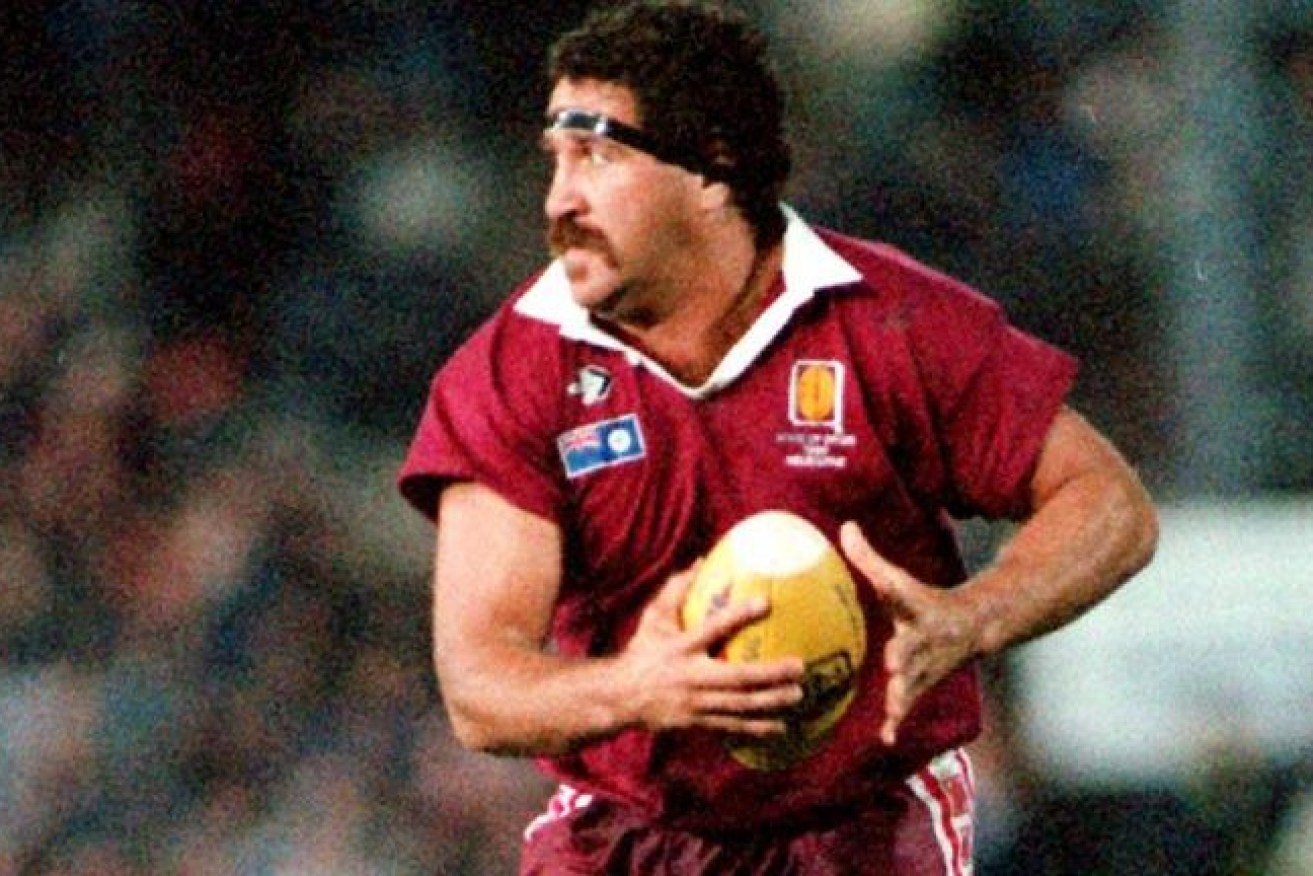 Former Origin and Test star Sam Backo is in critical condition in a Cairns hospital after suffering a heart attack on Saturday. (Image Channel 9)