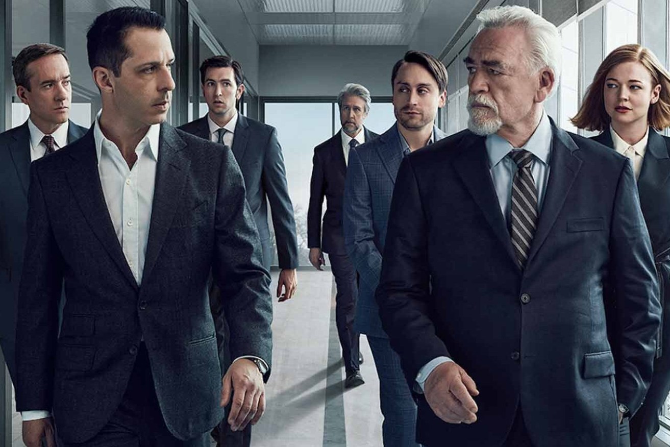 The cast of Succession give an insight into the lives and likes of the filthy rich. (Image: HBO)
