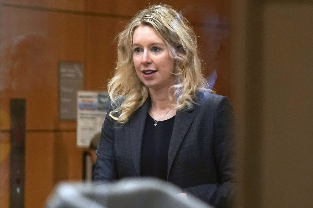 Former Theranos CEO Elizabeth Holmes lost her bid to stay out of prison while she appeals her fraud conviction tied to a blood-testing hoax that bilked investors. (AP Photo/Jeff Chiu, File)