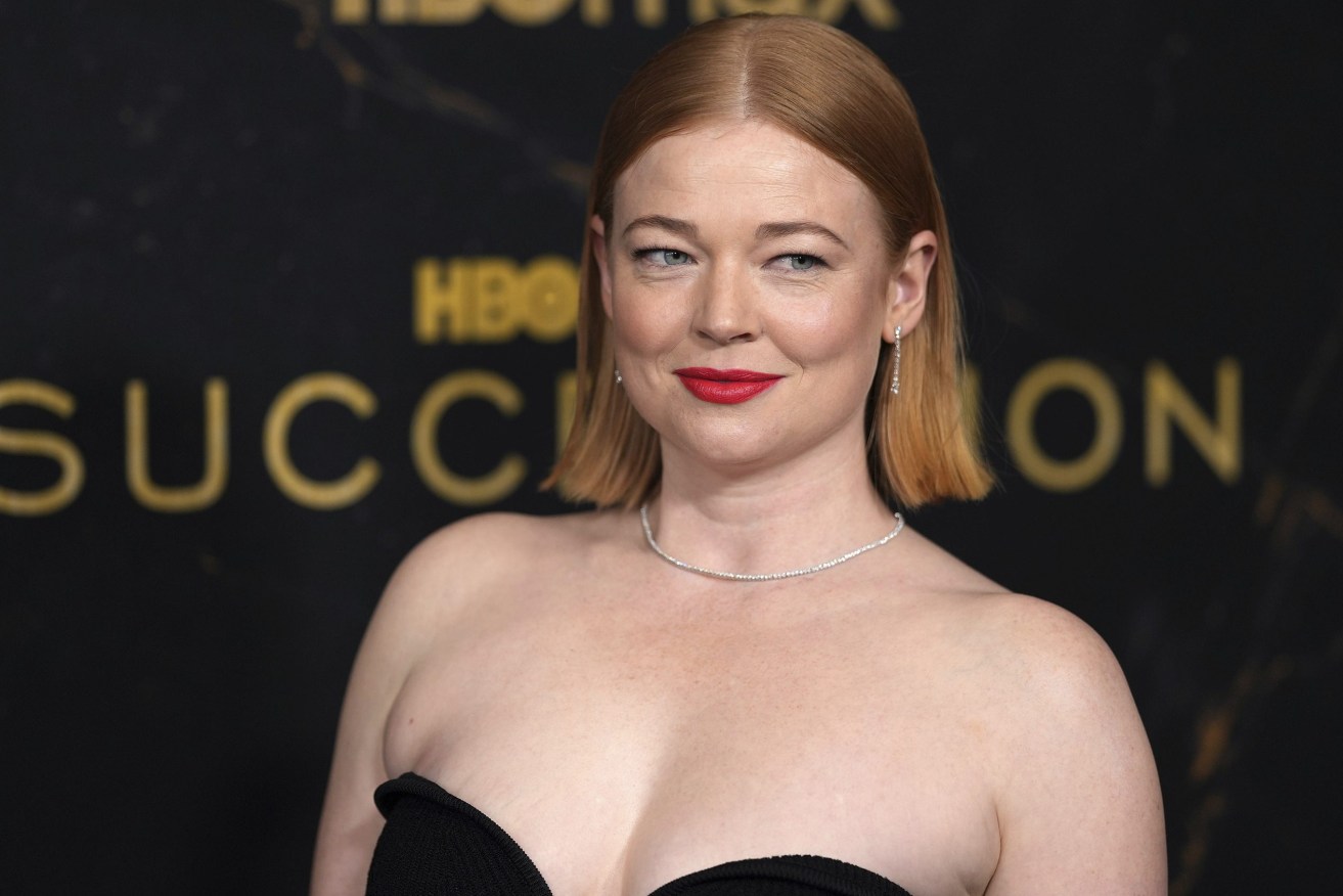 Sarah Snook attends HBO's "Succession" season 3 premiere at the American Museum of Natural History in New York. (Photo by Charles Sykes/Invision/AP)