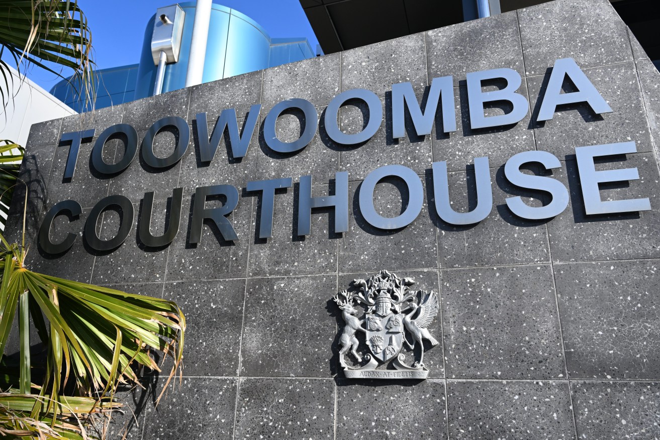 The Toowoomba Courthouse where the 'prominent person' rape allegations are being heard.  (AAP Image/Darren England) 