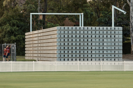 How this monolithic Brisbane cricket shed swept the state’s architecture awards