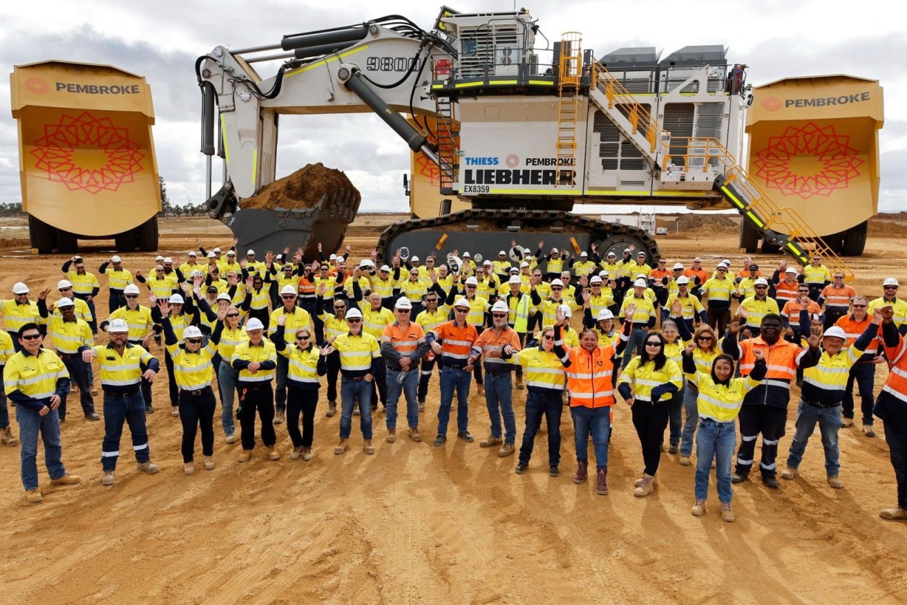 First dirt has been achieved at Pembroke's Olive Downs mine (Pic: Pembroke)