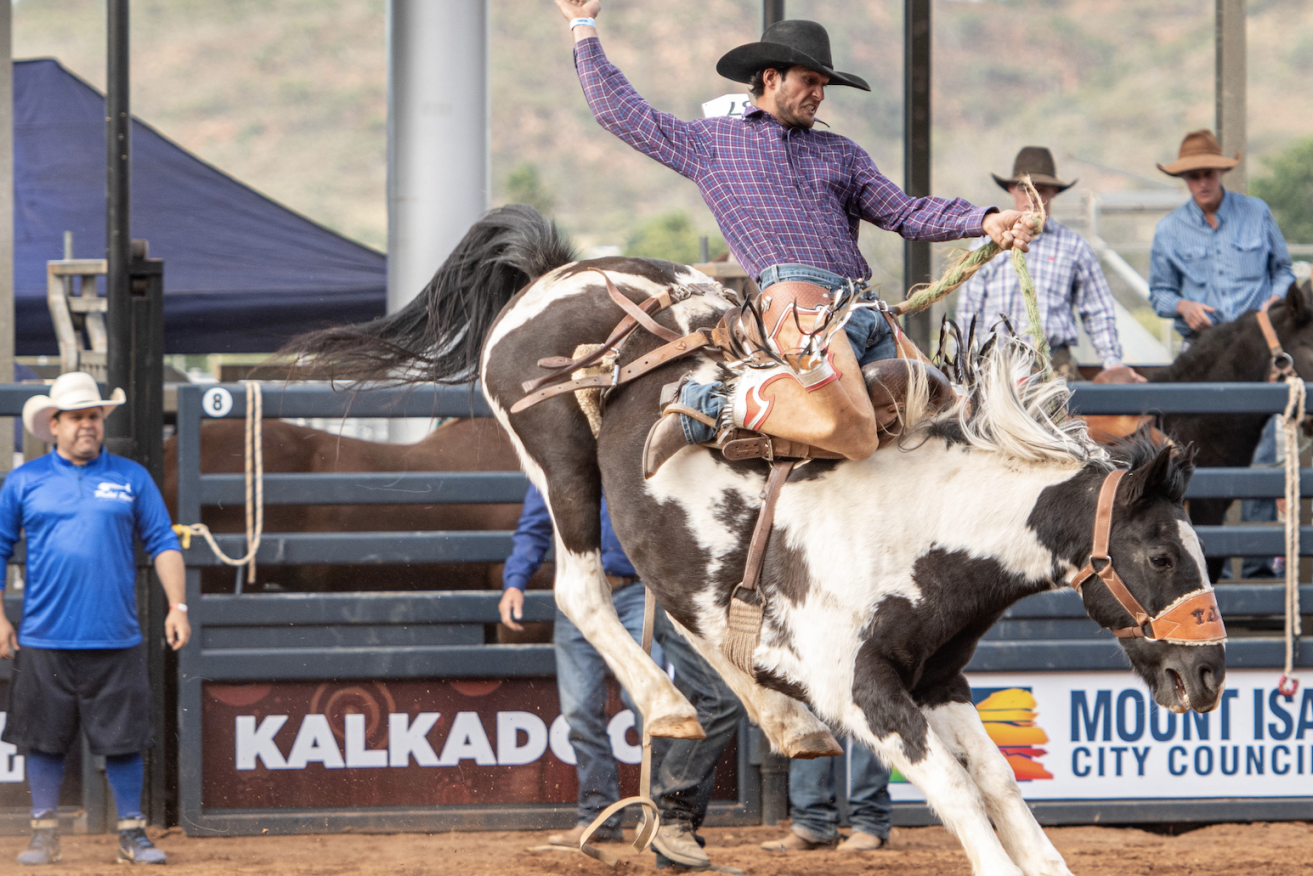 The Mt Isa rodeo is now part of a nine-day festival (photo supplied)