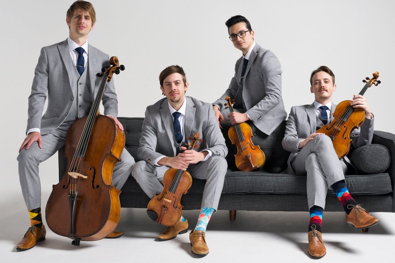 Classical "boy band" Orava Quartet (the festival’s quartet in residence) will return to the Bungalow Festival (Image: 
supplied)