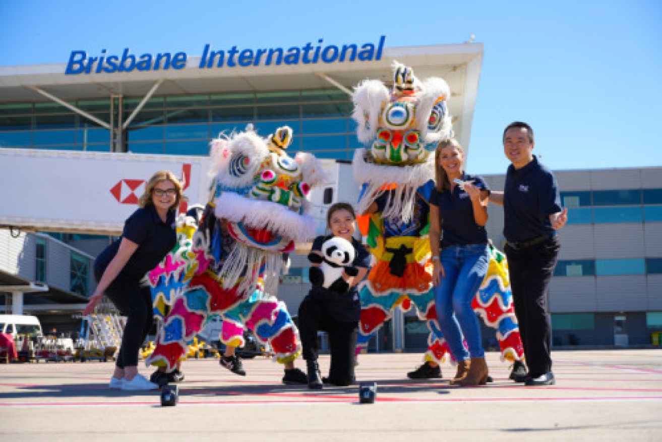 Chinese travellers were expected to return to Queensland soon (photo; Brisbane Airport)
