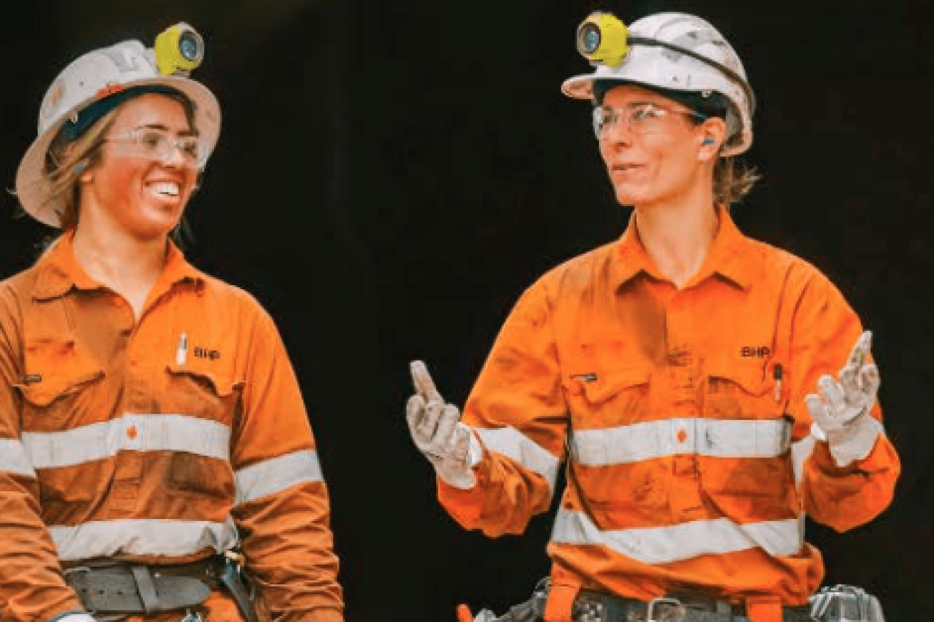 Women miners (BHP photo)