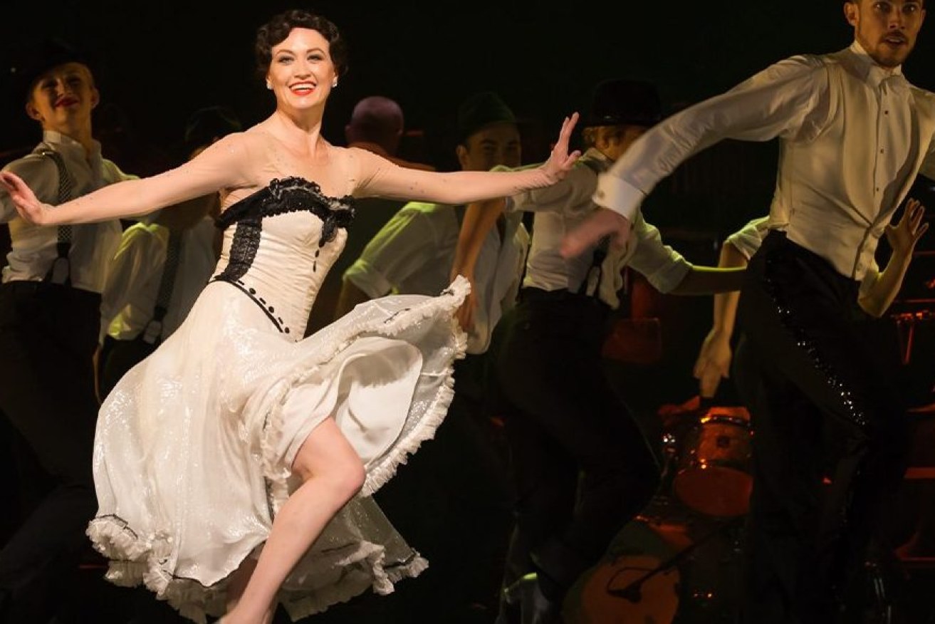 Rachael Walsh tap dancing in Strictly Gershwin. Image: Supplied