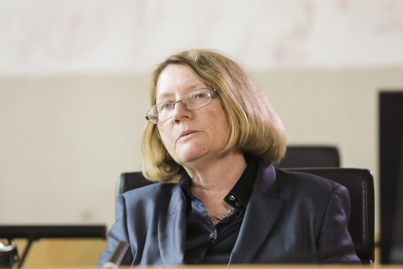 Former Queensland Chief Justice Catherine Holmes (AAP Image/Pool, Mark Cranitch) 