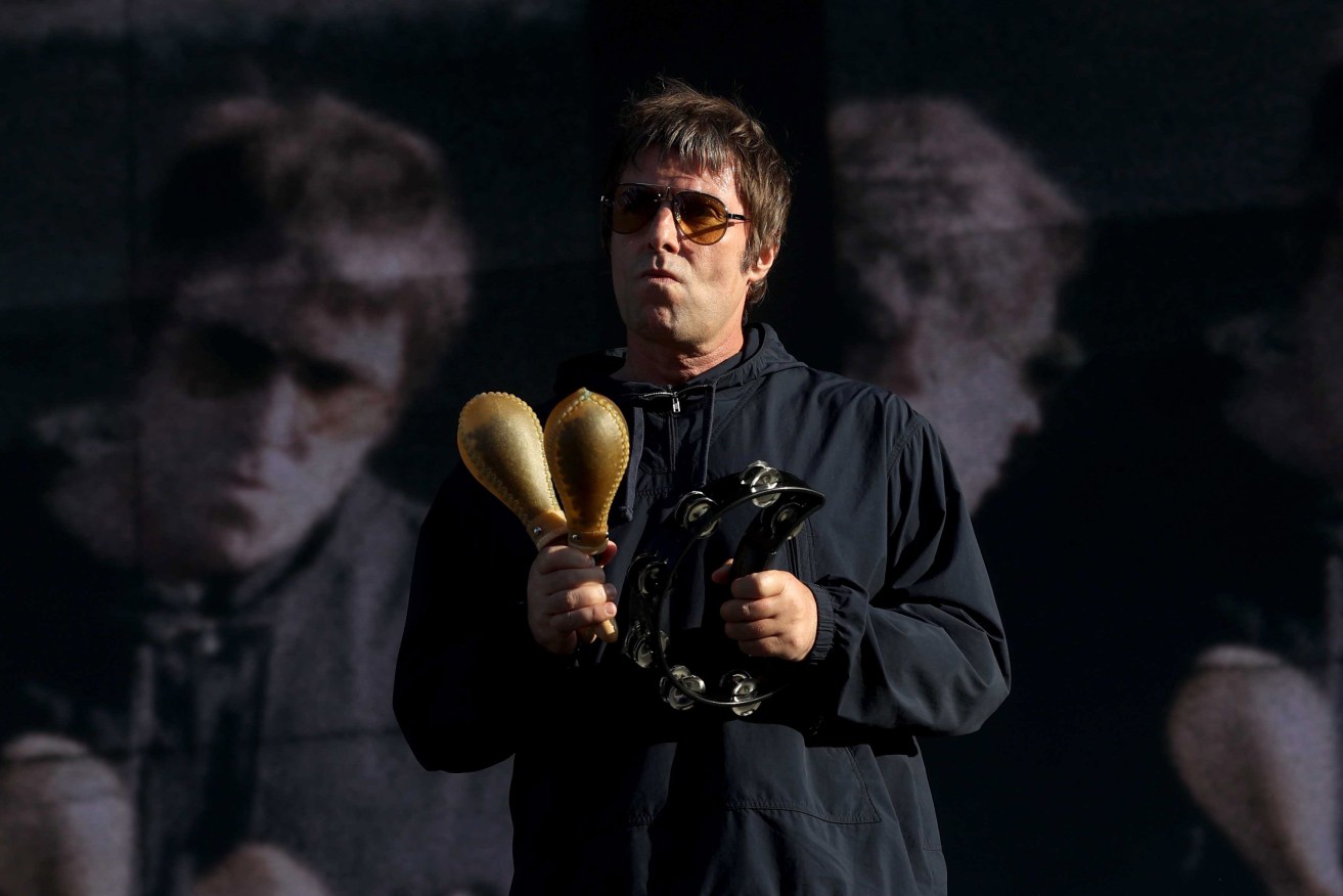 Oasis frontman Liam Gallagher has been cutting a new track around Manchester.  EPA/Kiko Huesca