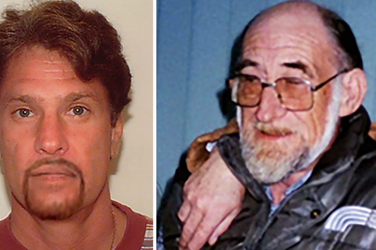 Supplied images of Iain Stewart Hogg (L) and Frederick Rosson for whom authorities are offering a million dollar reward in the cold case deaths. (AAP Image/Supplied by NSW Police)