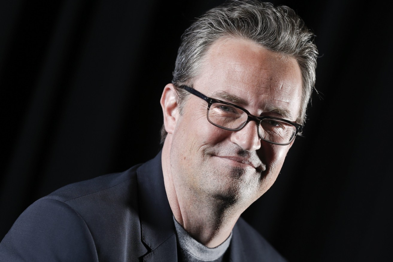 Emmy-nominated Matthew Perry actor was found dead of an apparent drowning at his Los Angeles home on Saturday.  (Photo by Brian Ach/Invision/AP)