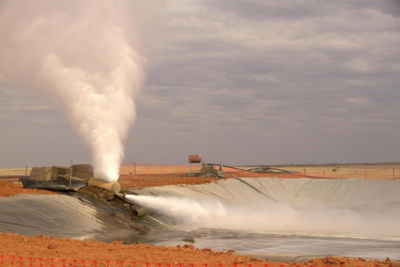 The geothermal well in South Australia (photo Geodynamics)