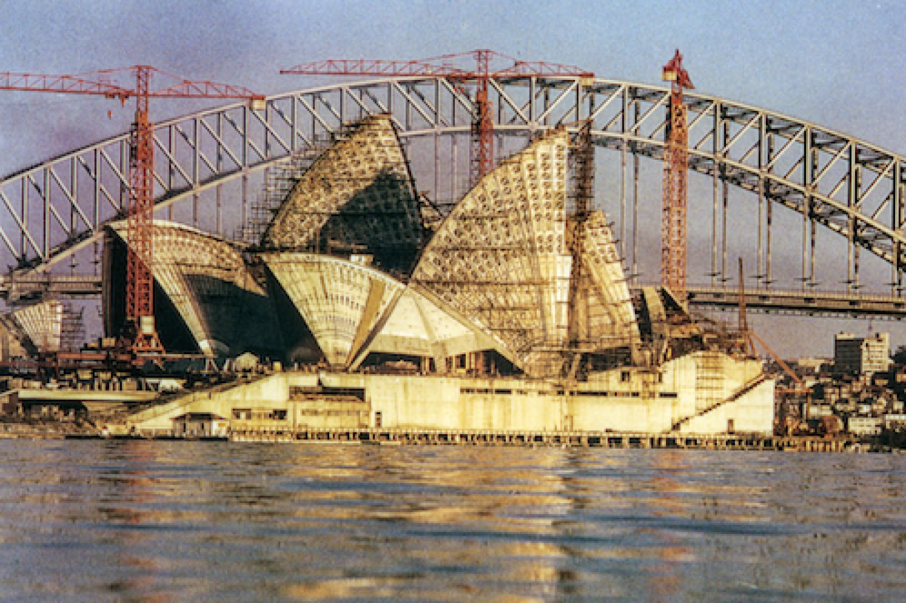 The Sydney Opera House represented a coming of age for a young, exuberant nation. (Image Sydney Opera House, Bennelong Point Sydney, 1965. City of Sydney Archives, CC BY-NC-ND