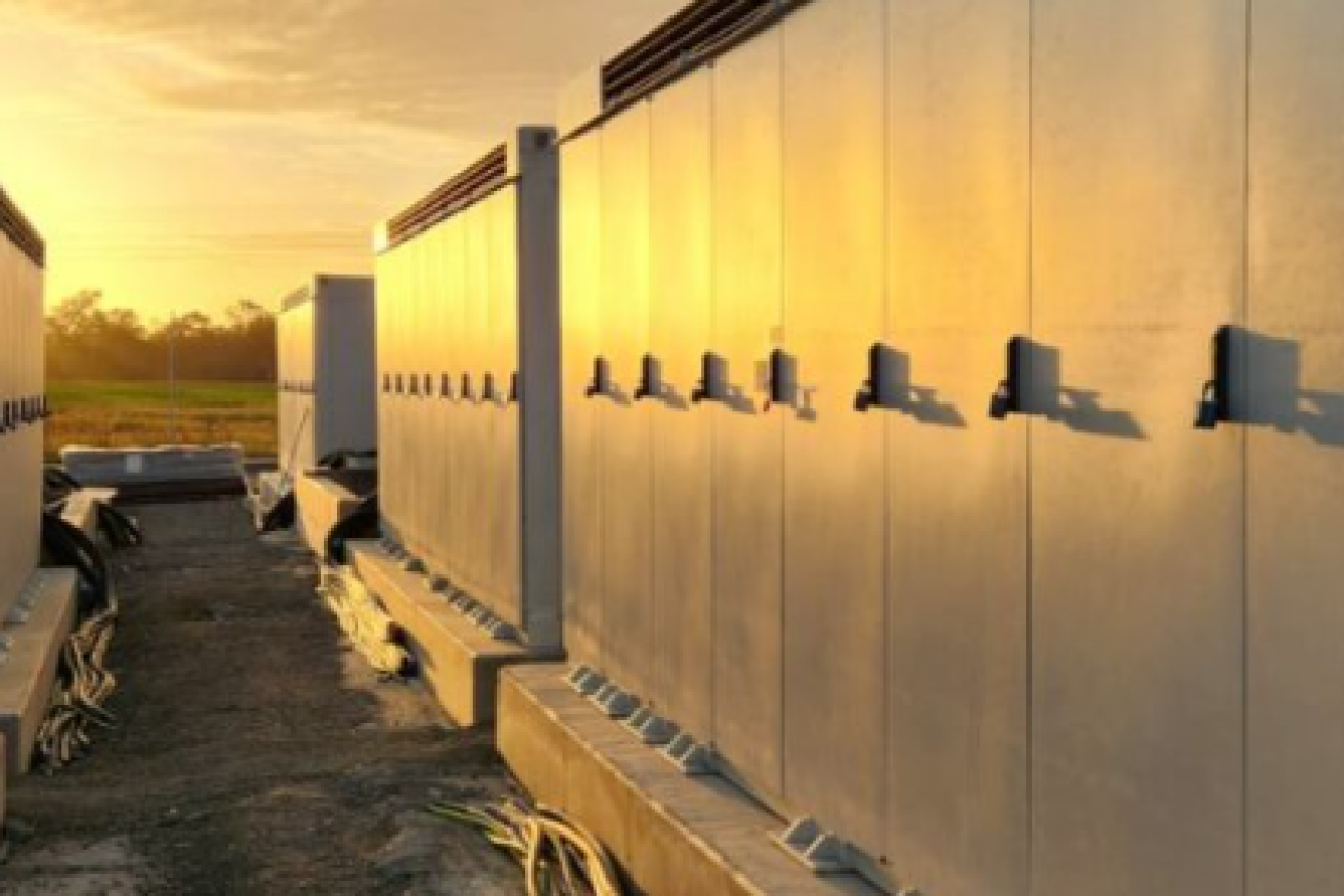 Grid scale battery at Bouldercombe, near Rockhampton, owned by Genex