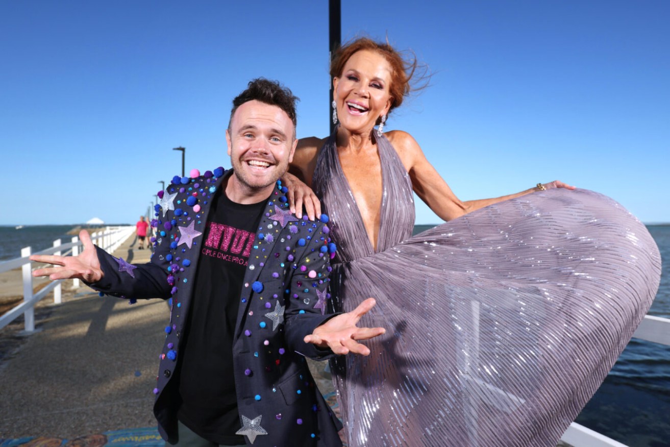 Tom Oliver and Rhonda Burchmore are pretty excited about this year's Wynnum Fringe. Photo Steve Pohlner