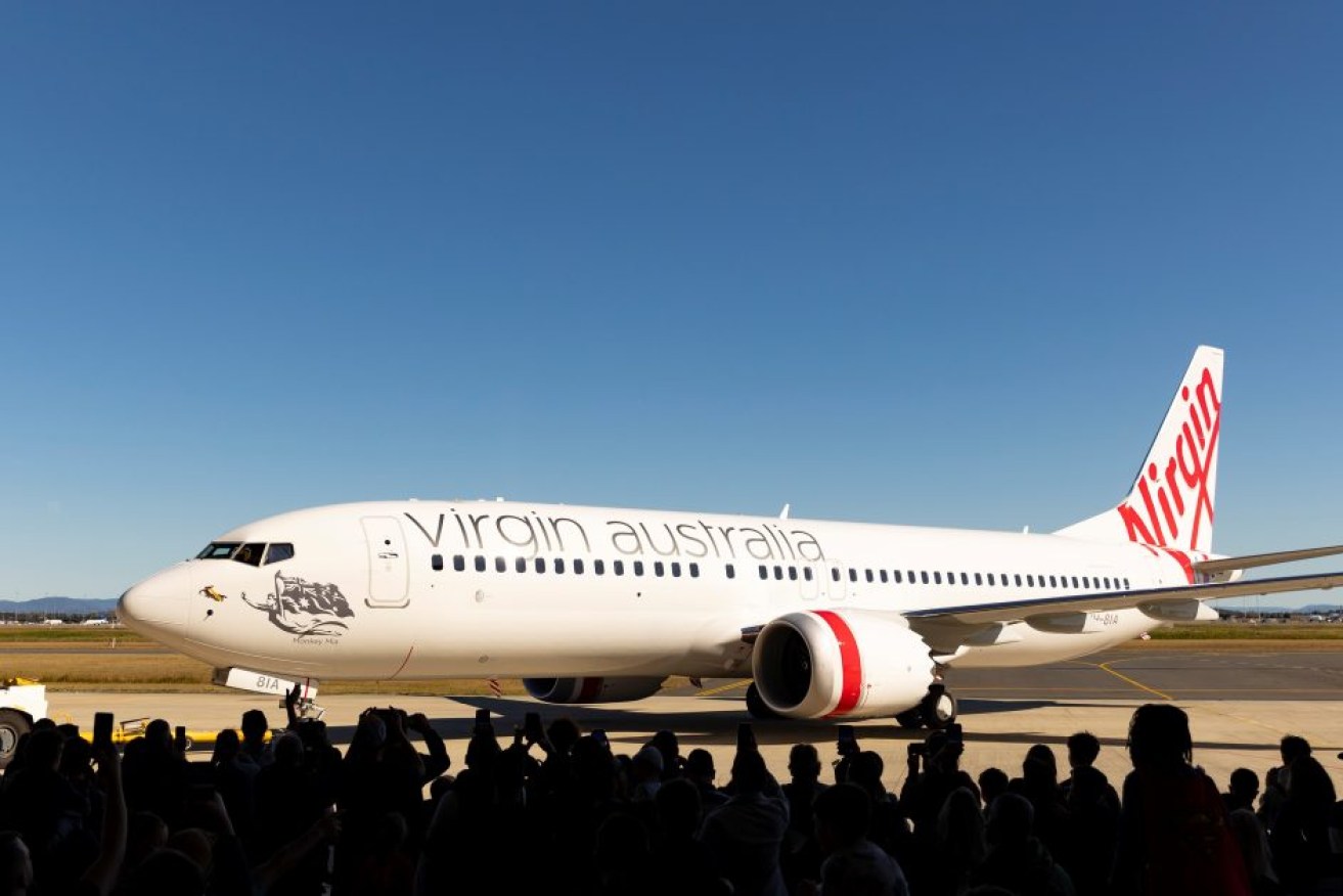 Virgin Australia's new Boeing 737-8 used on its inaugural Cairns to Haneda route