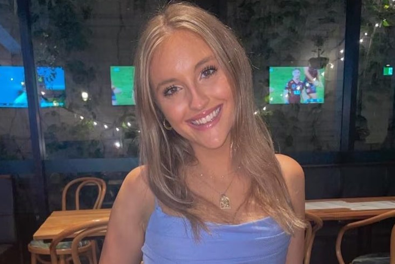 Water polo coach Lilie James, 21, was found dead inside the gymnasium toilets at St Andrew's Cathedral School in Sydney. Image: Facebook