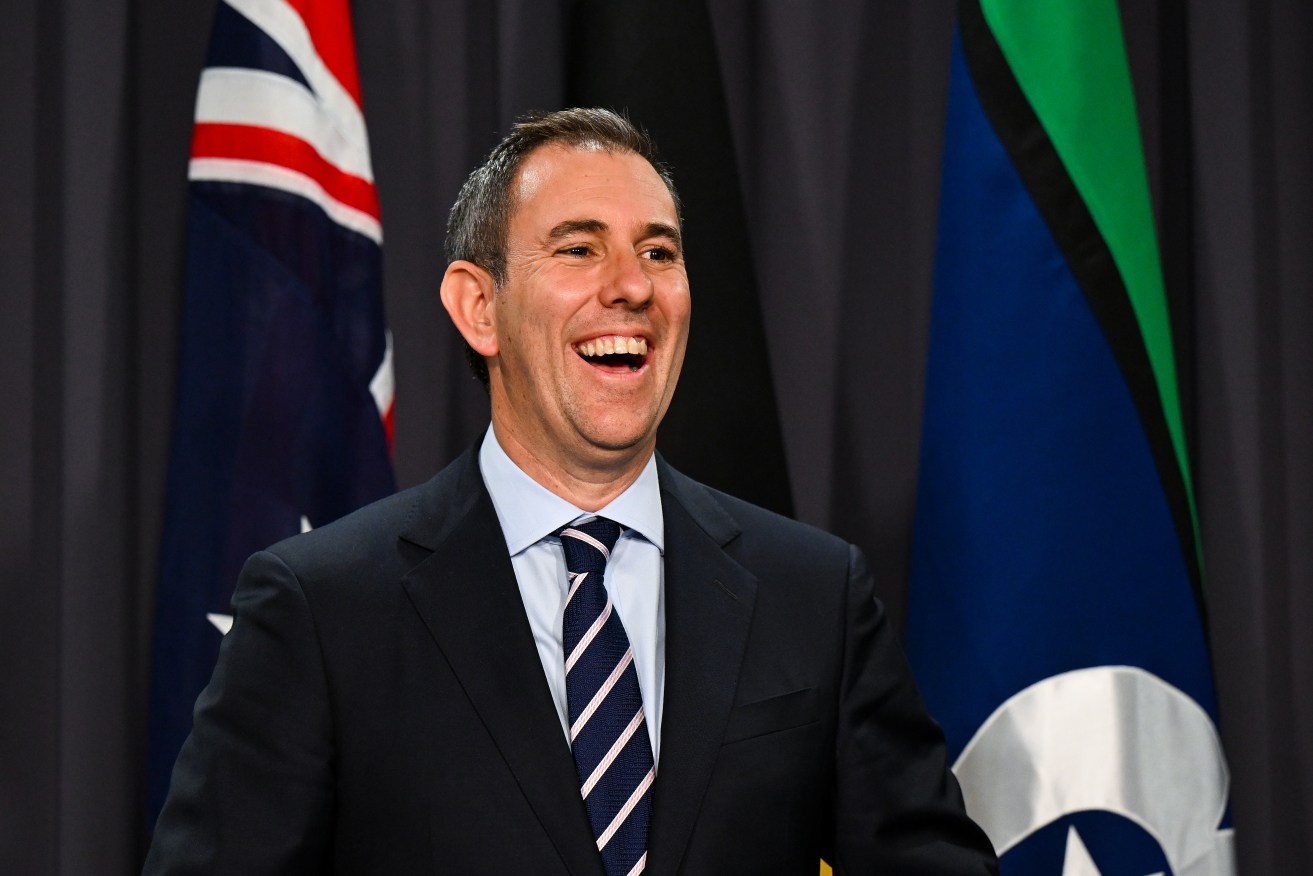 Australian Treasurer Jim Chalmers. (AAP Image/Lukas Coch) 