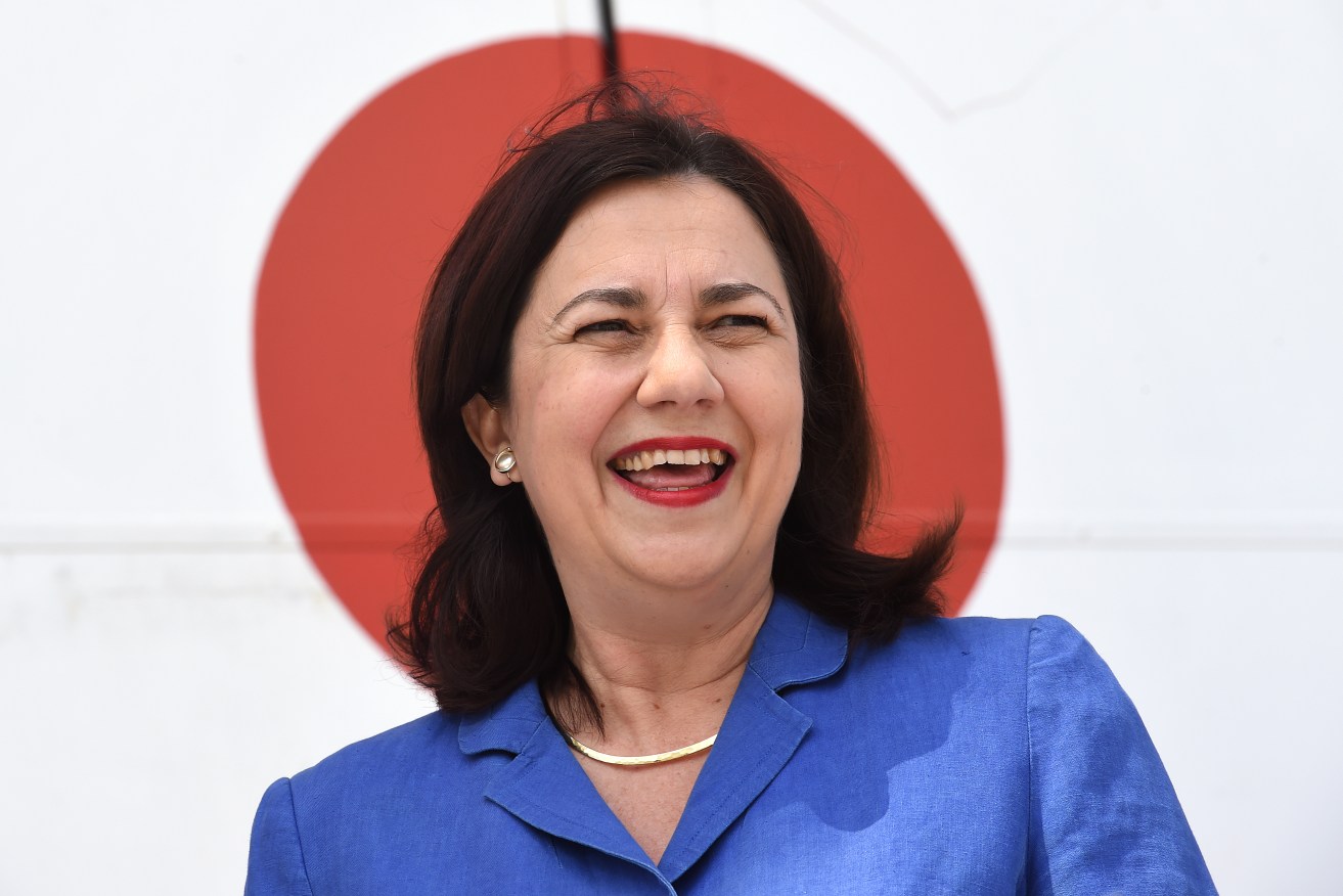 Annastacia Palaszczuk pictured in 2015. (AAP Image/Dave Hunt) 