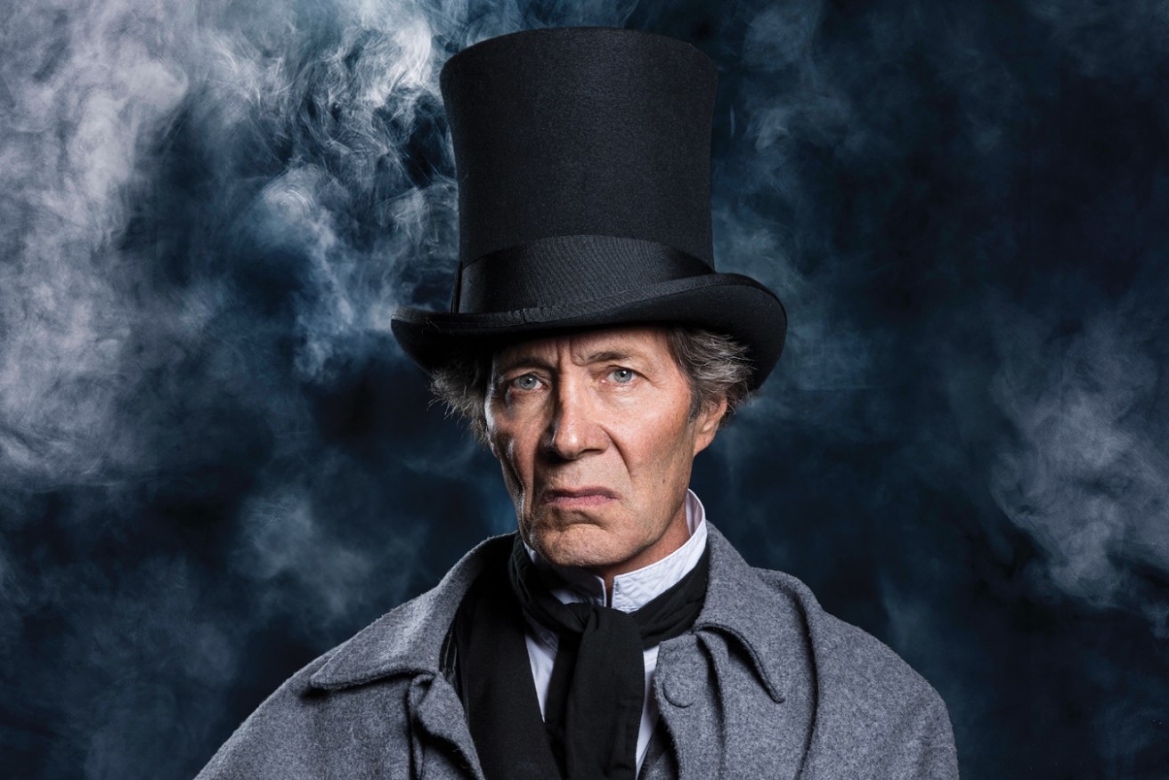 Eugene Gilfedder is brilliant as Ebenezer Scrooge in shake and stir theatre co's stage adaptation of Charles Dickens' A Christmas Carol.
