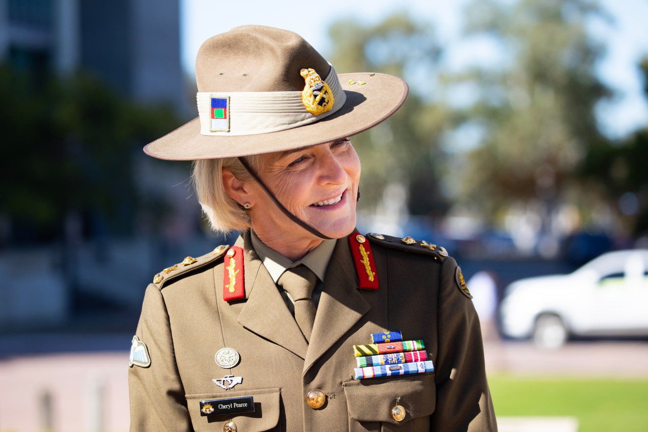  Ausrralian officer Major General Cheryl Pearce will join the UN in a senior peacekeeping role. (AAP Image/Supplied by Royal Australian Navy, Tara Morrison)