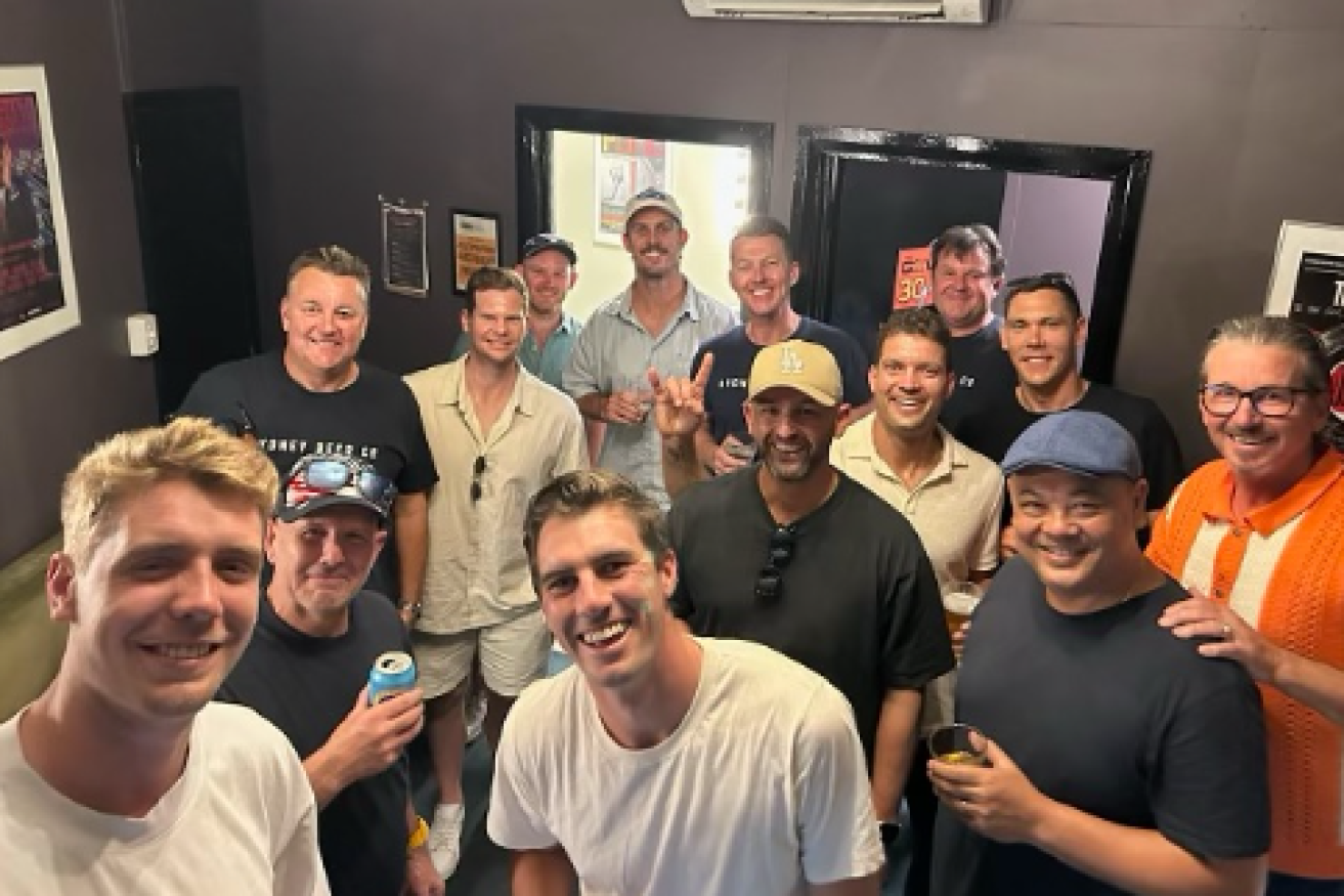 Australian Captain Pat Cummins was among the players who gathered for a night out in Adelaide that left star batter Glenn Maxwell in hospital. (Image: Instagram)
