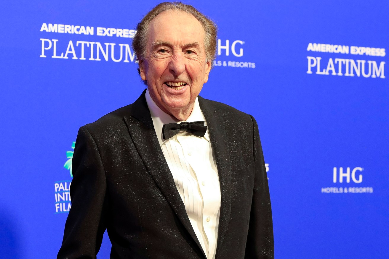epa10391789 Eric Idle poses at the 2023 Palm Springs International Film Festival Awards Night Gala at the Palm Springs Convention Center in Palm Springs, California, USA, 05 January 2023 (issued 06 January 2023). The Palm Springs International Film Festival awards actors in eleven categories.  EPA/NINA PROMMER