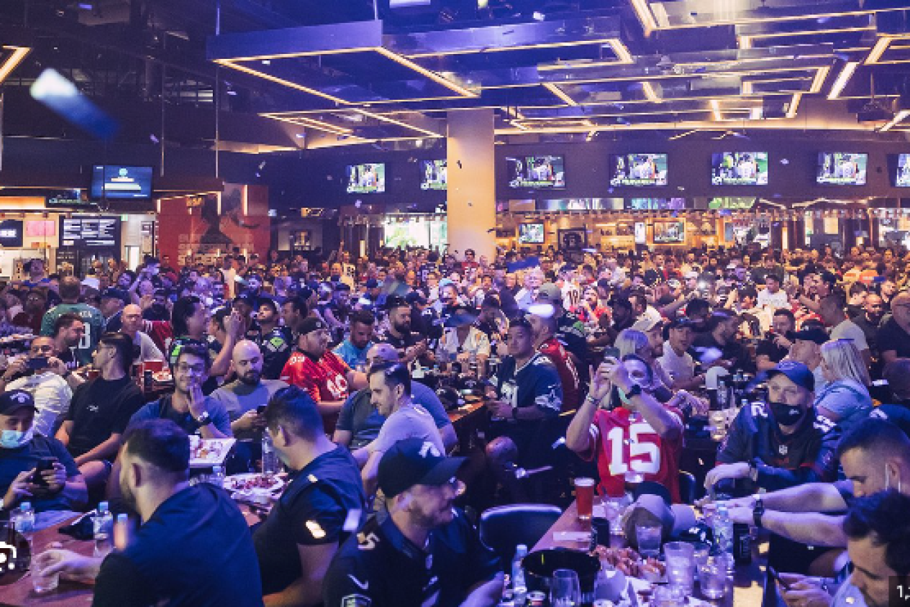 Hundreds of sports lover cram into a sports bar for their weekly fix. (Image: The Star).