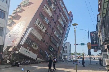 Four dead as big quake rocks Taiwan; tsunami alerts in Japan and Philippines