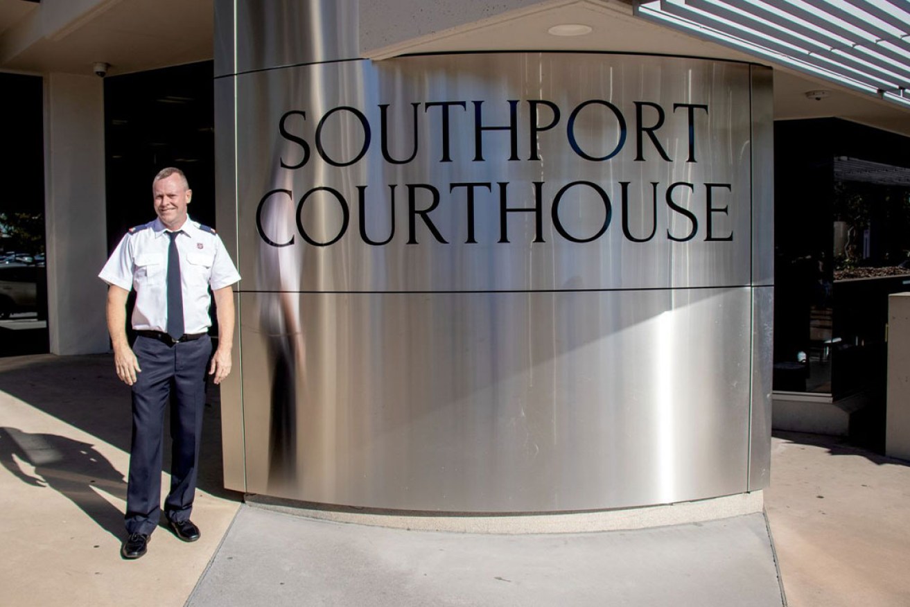 Kevin Lawler pictured outside the Southport Courthouse. (Image: Supplied). 