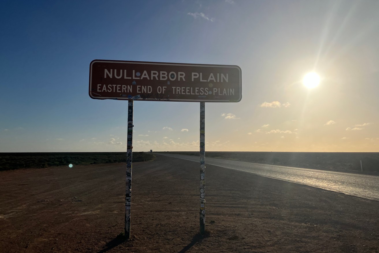 Heading west across the Nullarbor Plain. (Image: Michael Blucher).