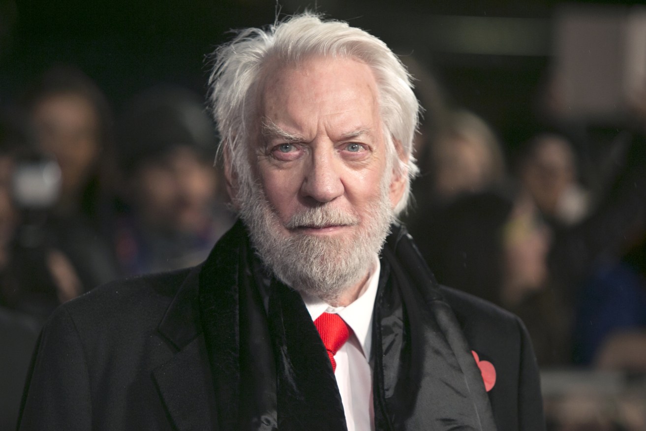 Donald Sutherland attending the UK Premiere of The Hunger Games: Mockingjay, Part 2 in 2015.  Daniel Leal/PA Wire