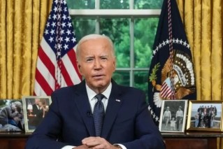 Best way to unite the nation:  Through shaky voice, Biden hands torch to ‘tough, capable’ deputy